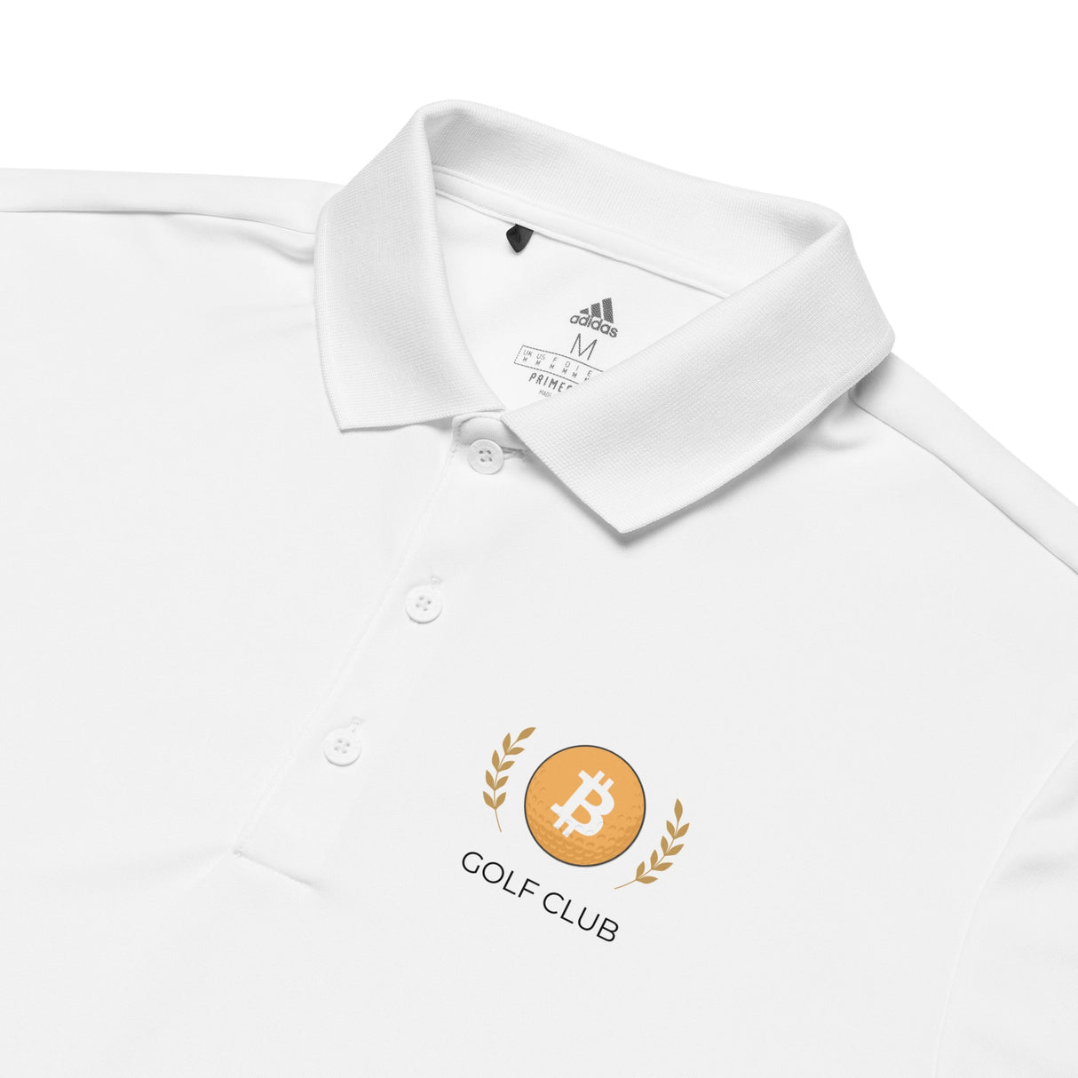 Polo Premium Adidas Bitcoin Golf Club