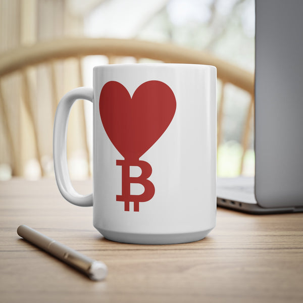 Mug "Bitcoin Heart" - Nakamoda