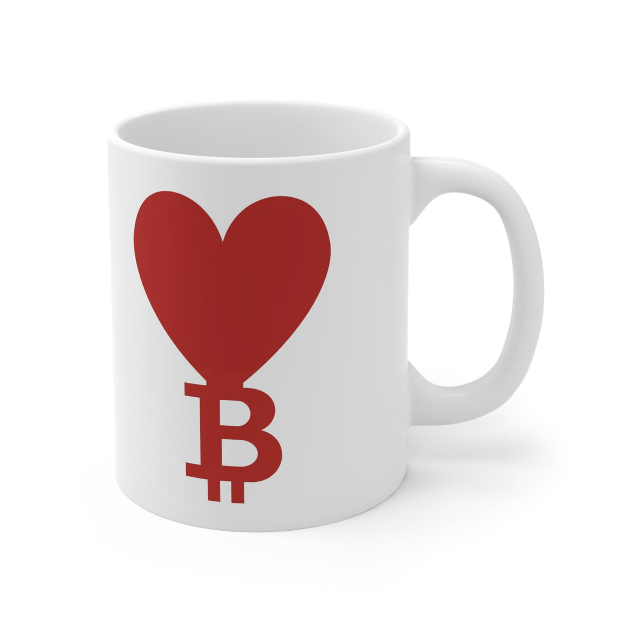 Mug "Bitcoin Heart" - Nakamoda