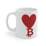 Mug "Bitcoin Heart" - Nakamoda