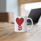 Mug "Bitcoin Heart" - Nakamoda