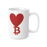 Mug "Bitcoin Heart" - Nakamoda