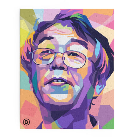 Puzzle "Satoshi Nakamoto" (120, 252, 500-Piece) - Nakamoda