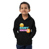 Sweat à capuche écologique pour enfants "Daddy Know" - Nakamoda